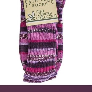 Striped Purple Socks